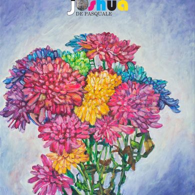 Rainbow Chrysanthemums Poster